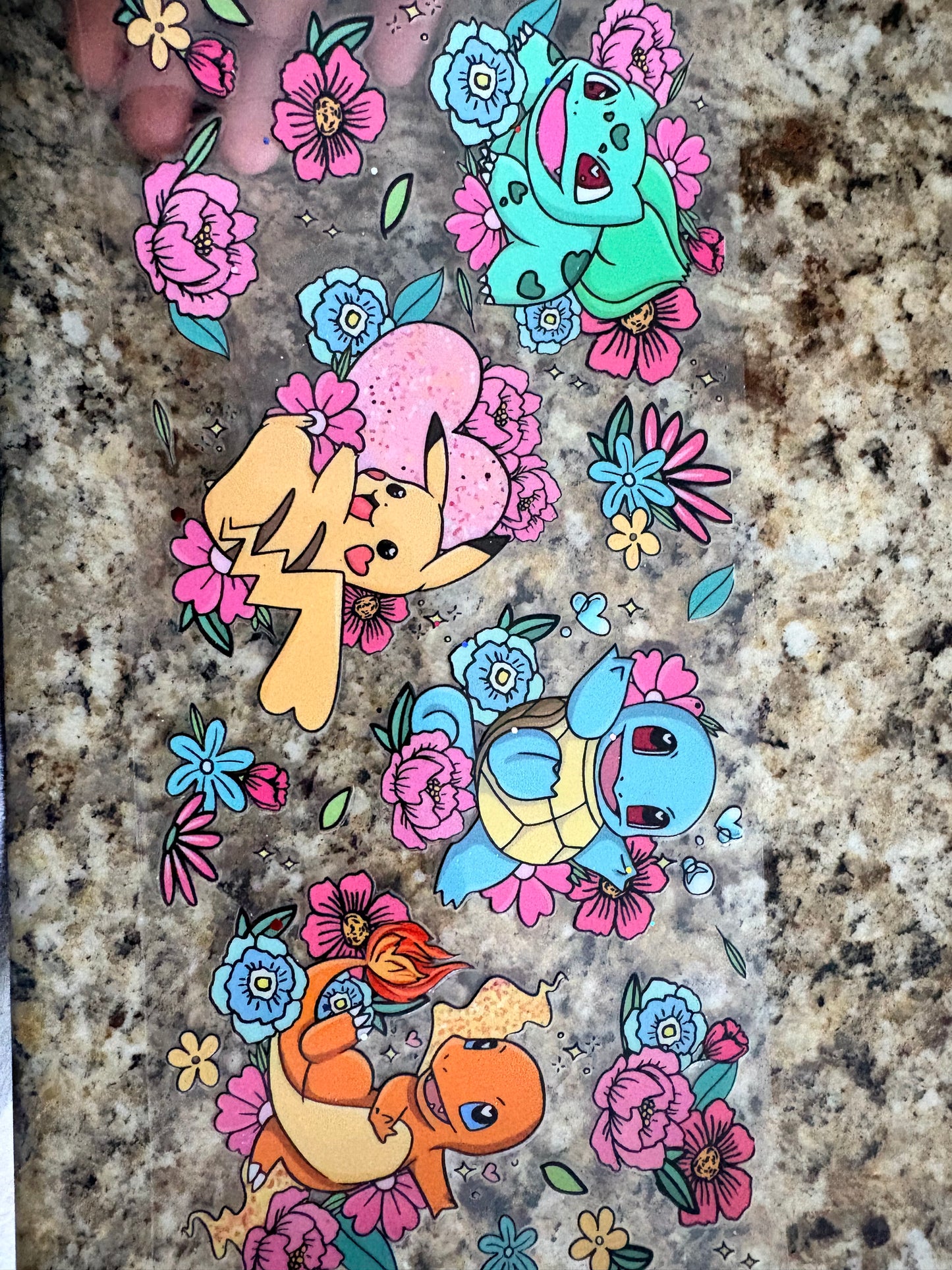 Poke flowers
