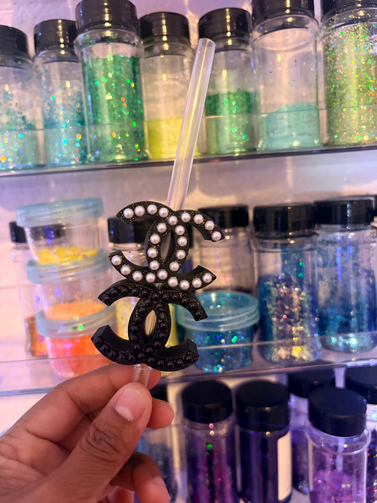 C Straw topper