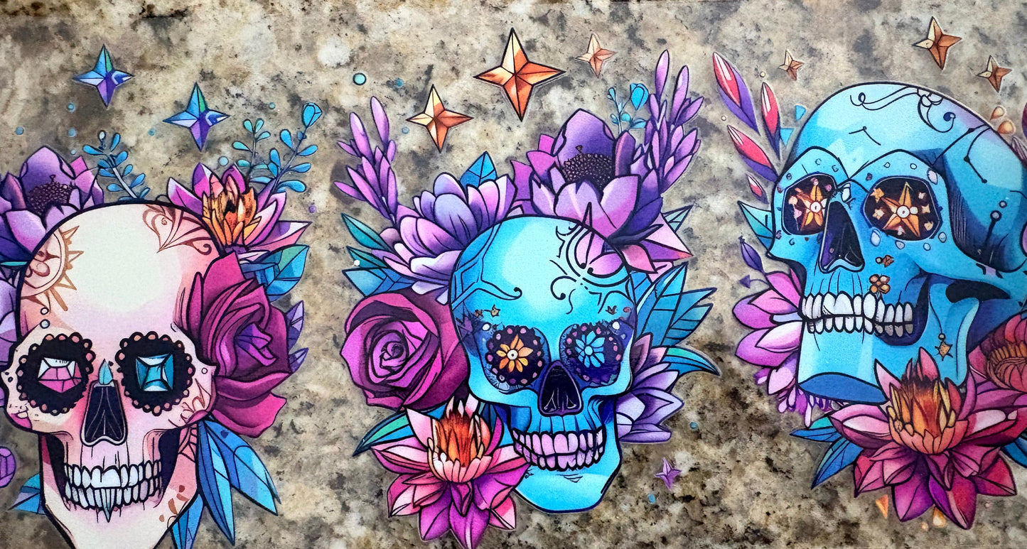 Skull flowers