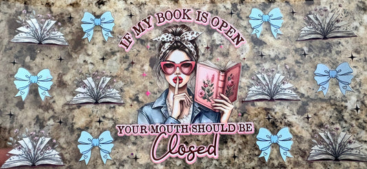 If my book is open