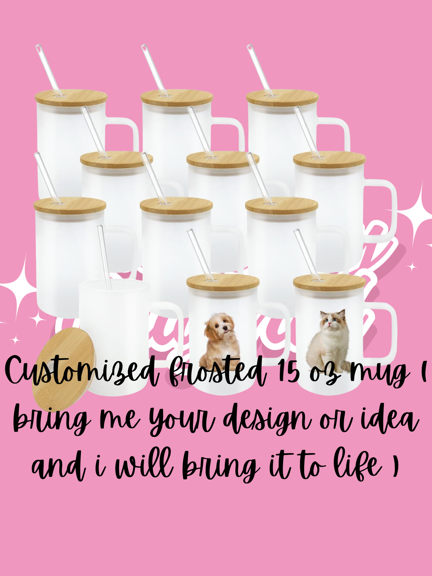 Customized 15 oz mug ( bring your design or idea and i bring it to life )