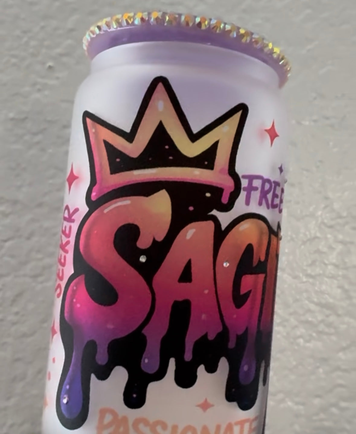 Zodiac Sign Glass Cup for hot and cold drinks