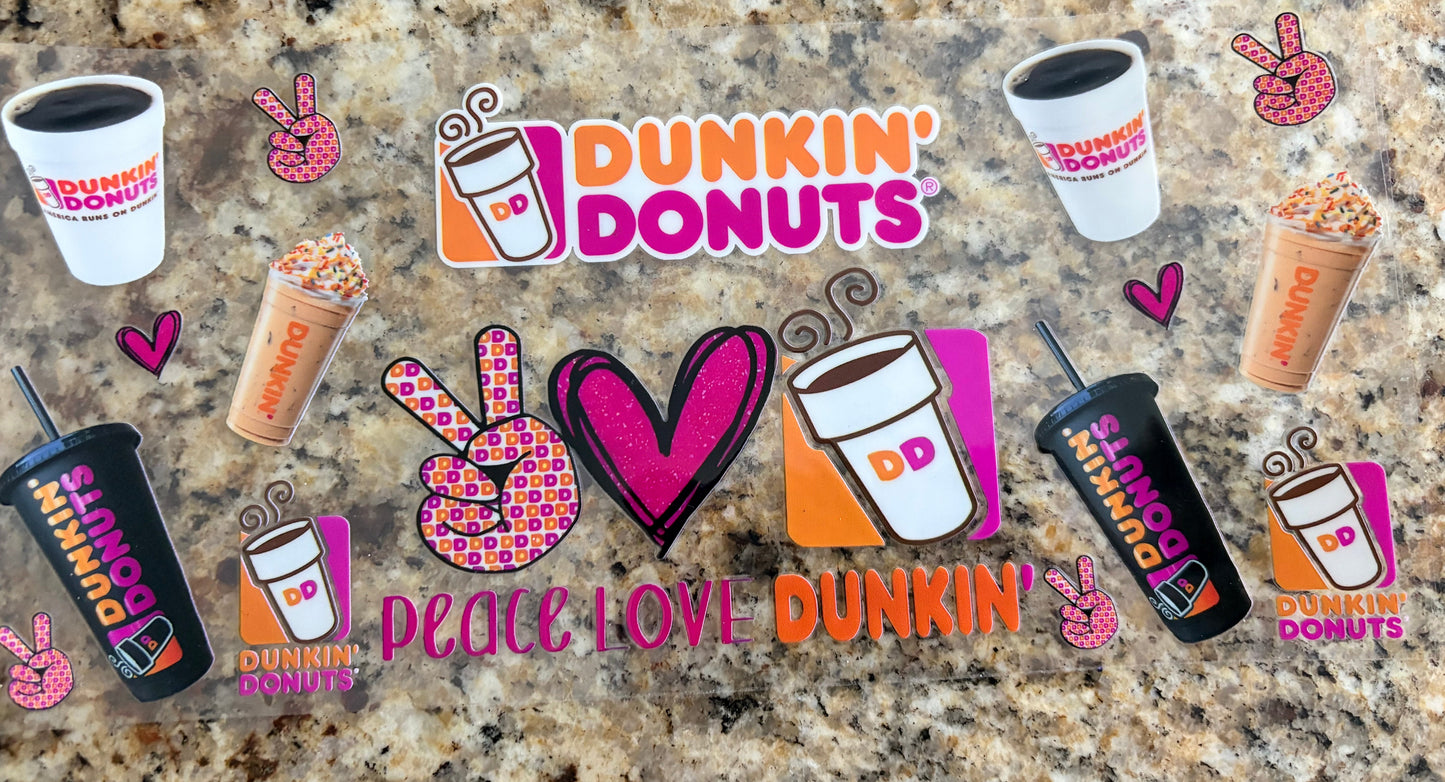 Peace love Dunkin'