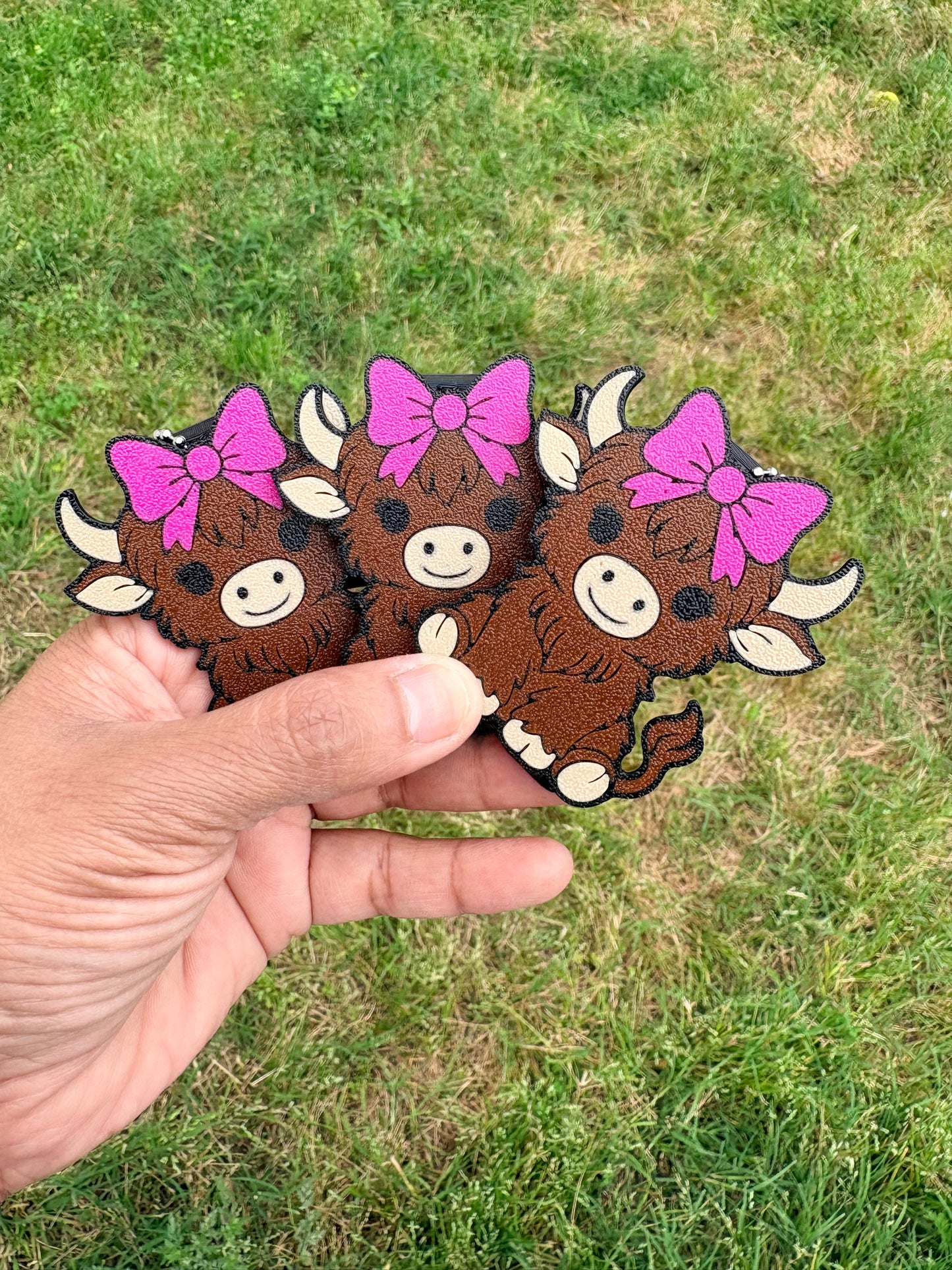 Highland Cow Can Opener Keychain