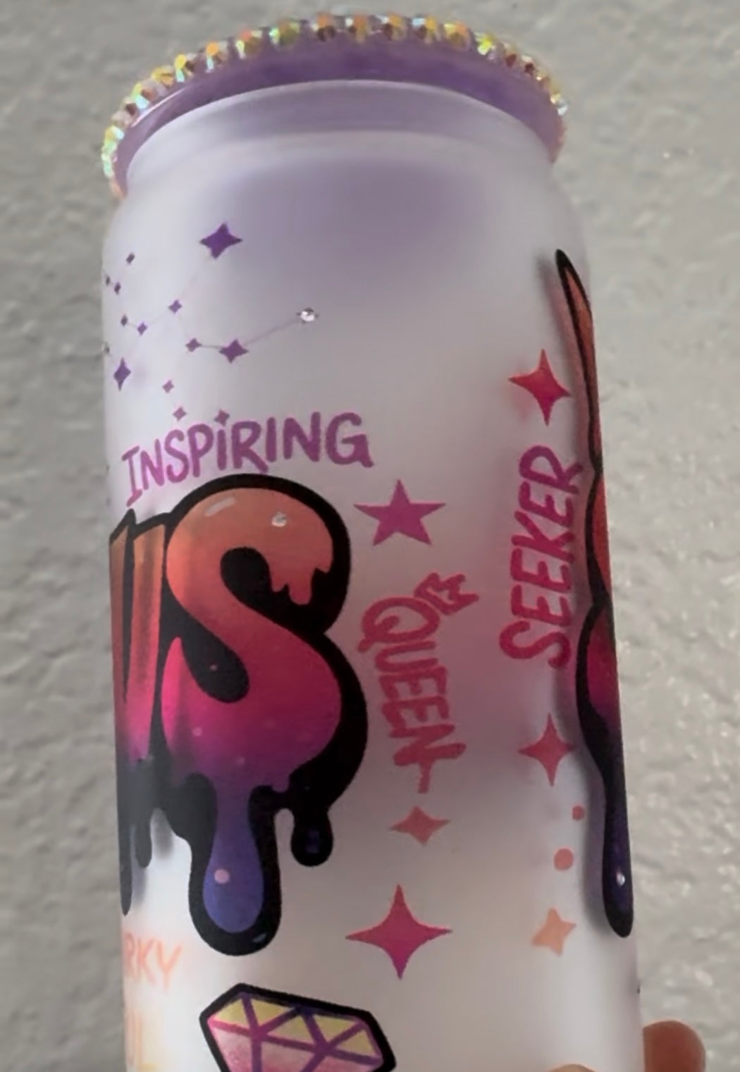 Zodiac Sign Glass Cup for hot and cold drinks