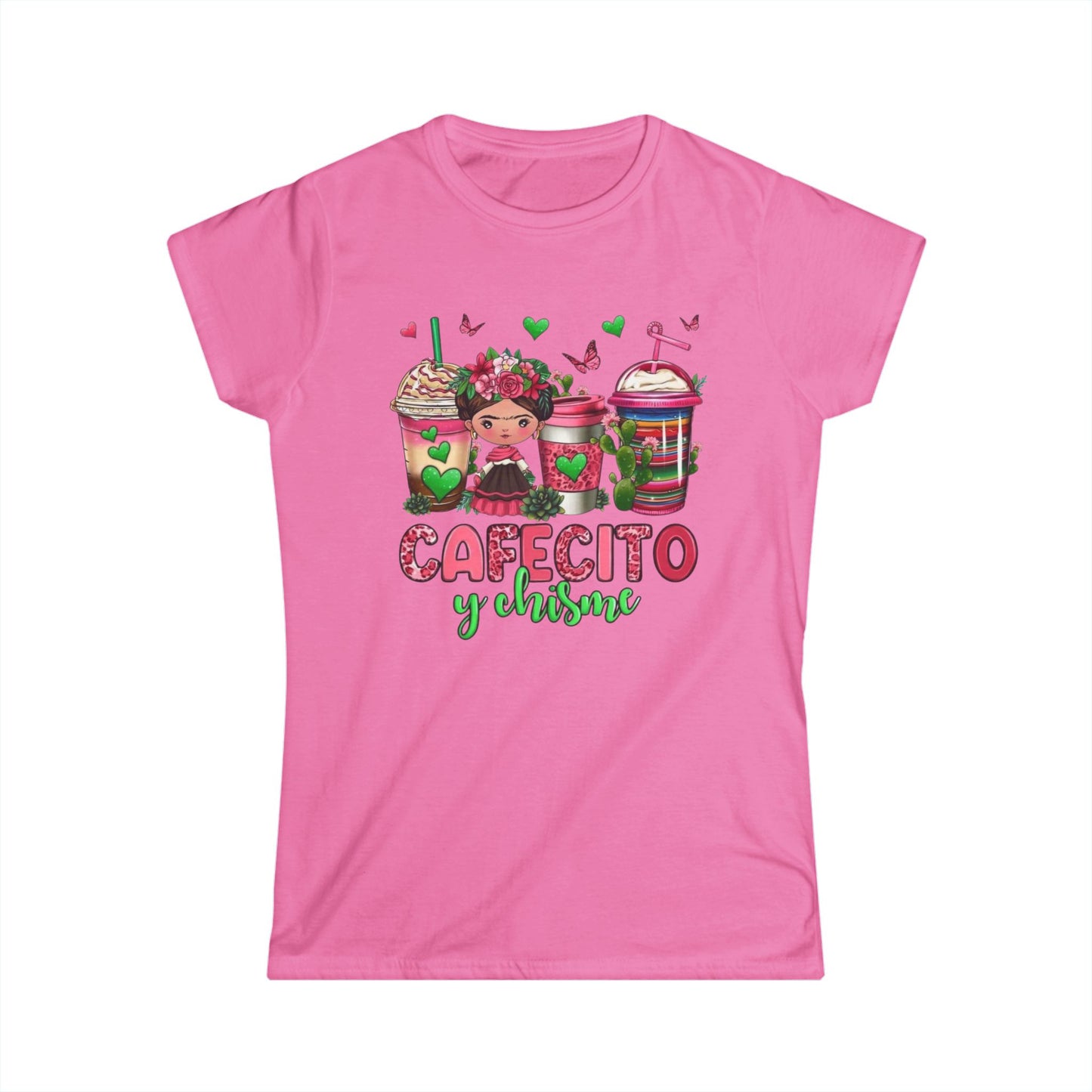 Cafecito y chisme Women's Softstyle Tee