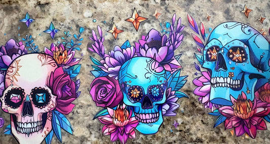 Skull flowers