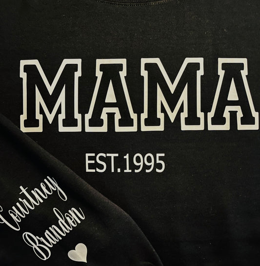 Personalized Mama Crewneck