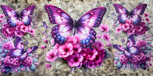 Purple butterflies