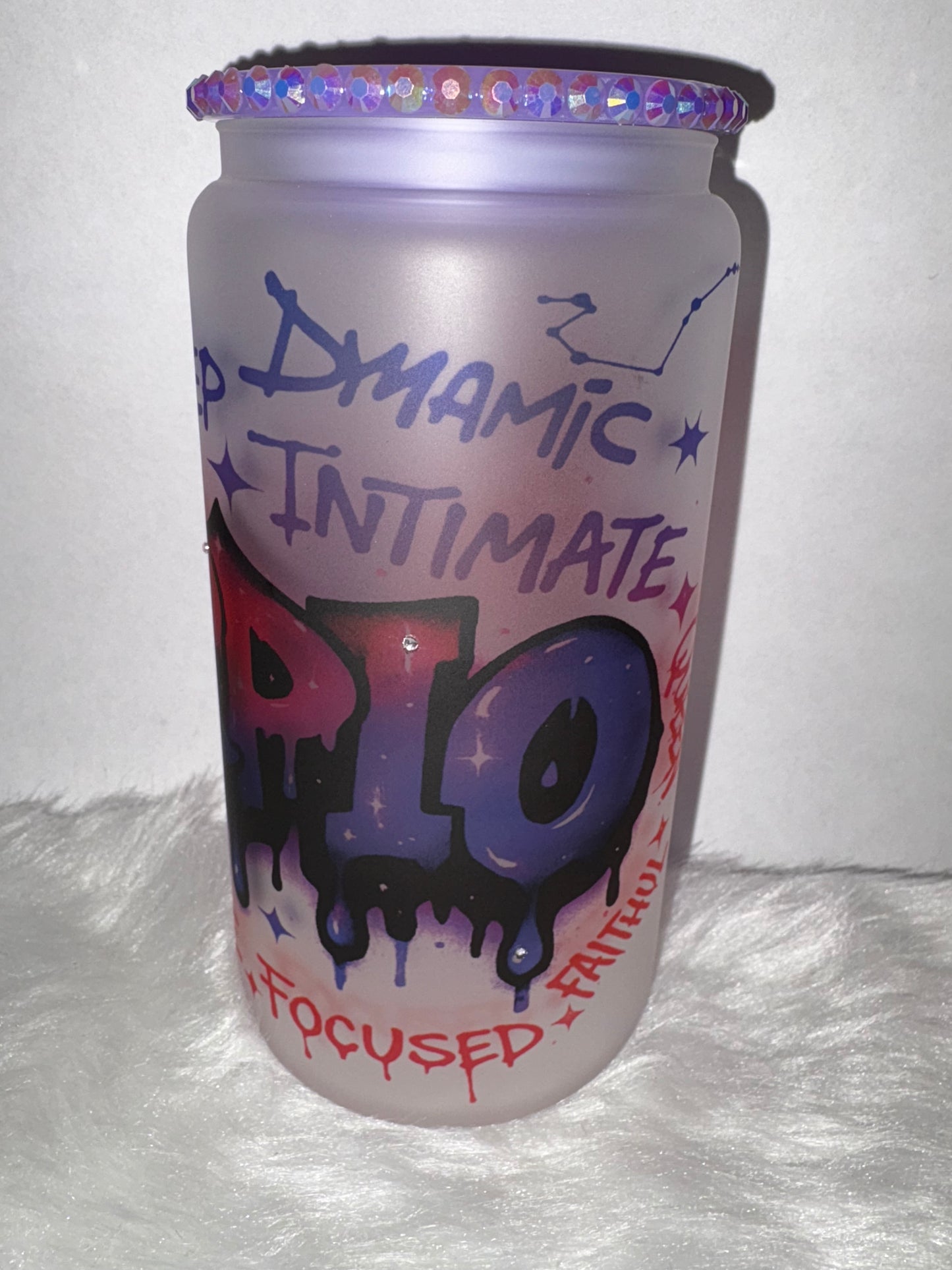 Zodiac Sign Glass Cup for hot and cold drinks