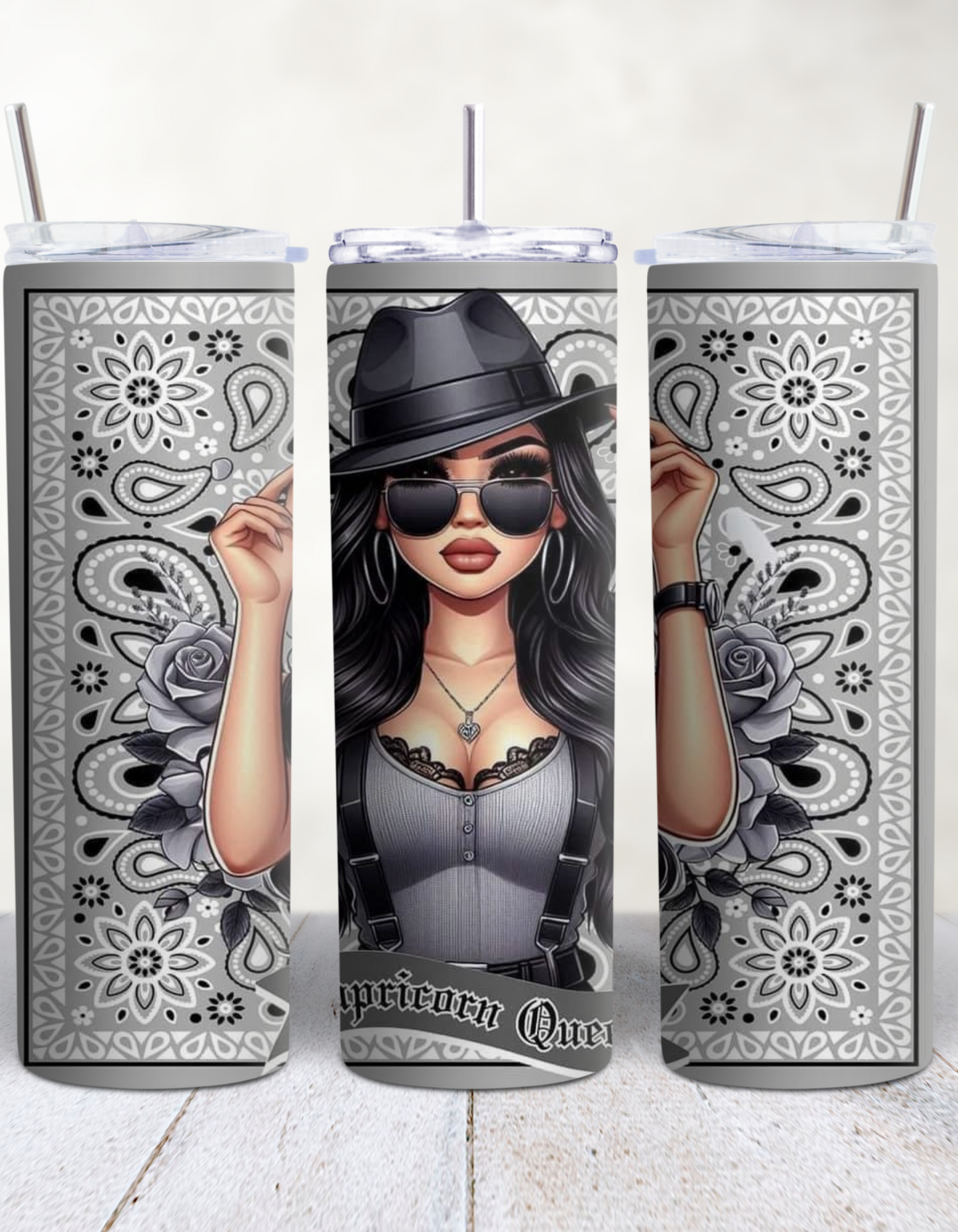 Zodiac Bandana Tumbler