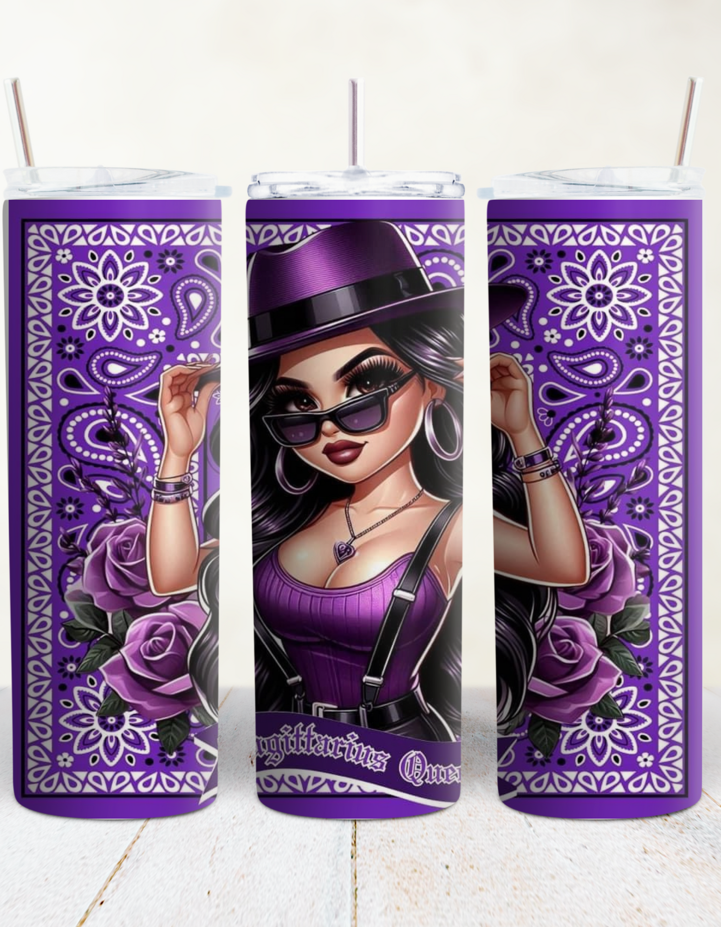 Zodiac Bandana Tumbler