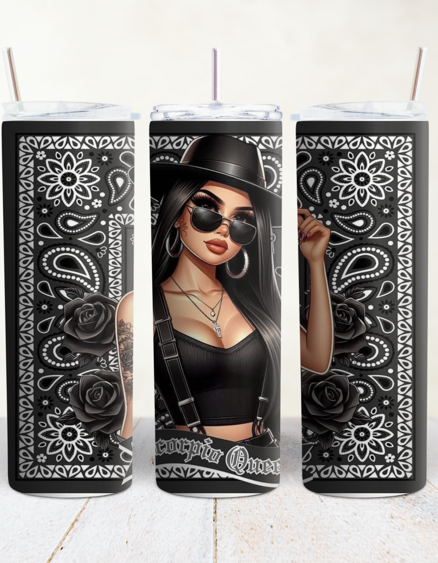 Zodiac Bandana Tumbler