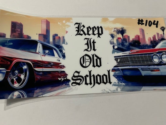 Keep it old school