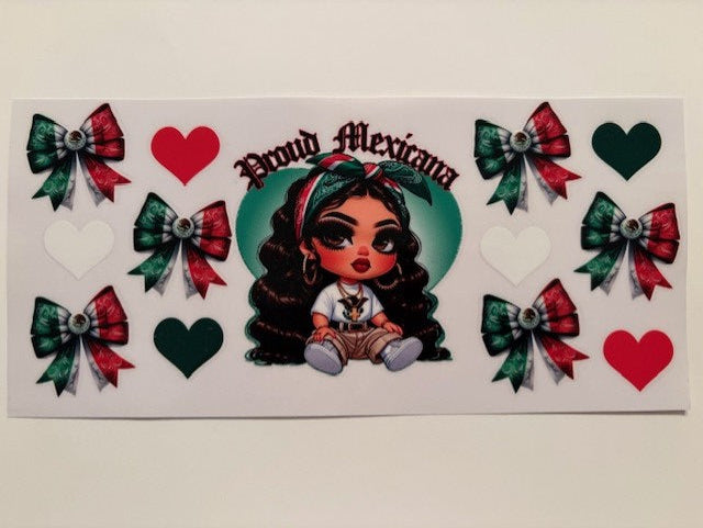 Proud mexican with bows