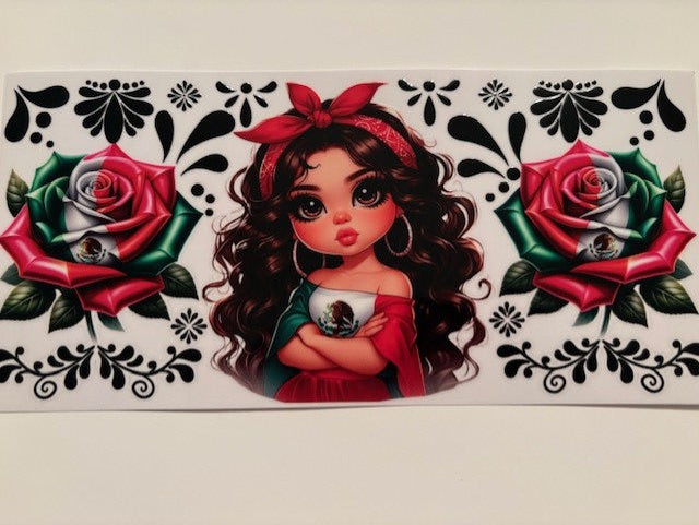 Mexicana with roses