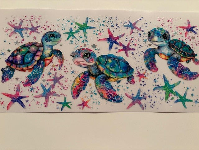 Watercolor seaturtles