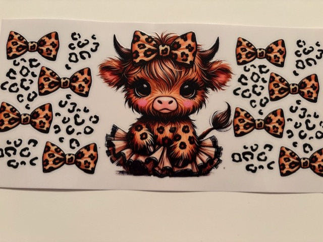 Cow leopard bows
