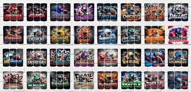 Football Graffiti Tumblers