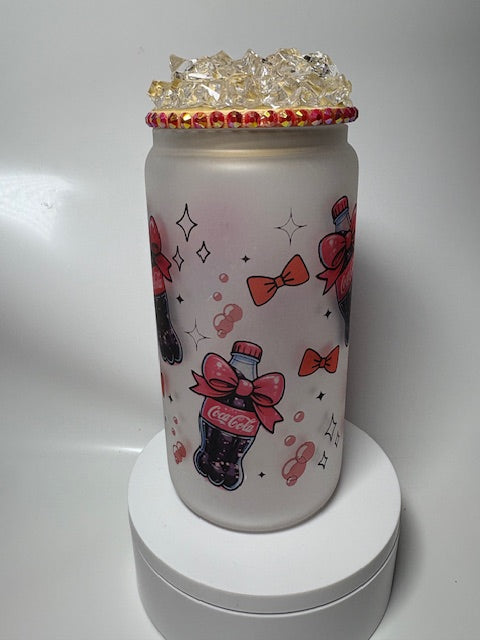 Coke Soda cup with ice topper