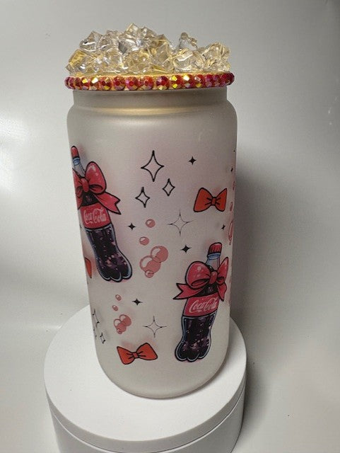 Coke Soda cup with ice topper