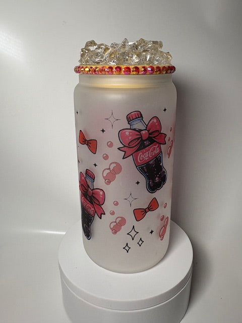 Coke Soda cup with ice topper