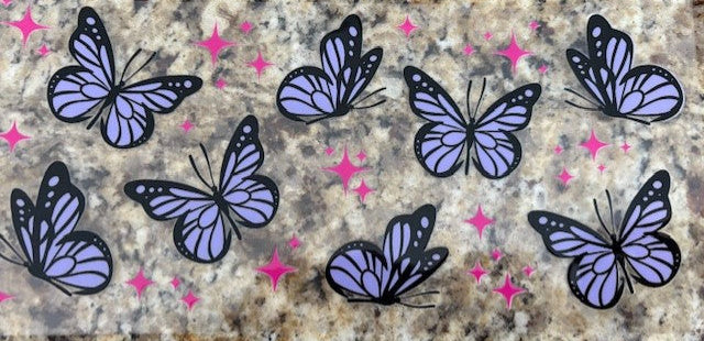 Purple butterflies