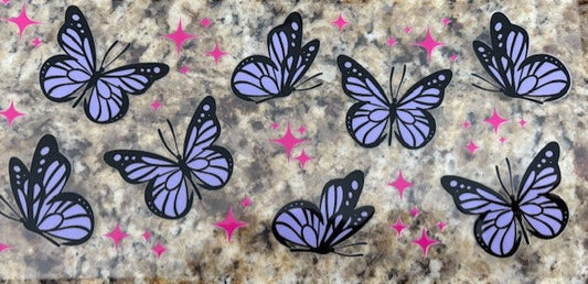 Purple butterflies